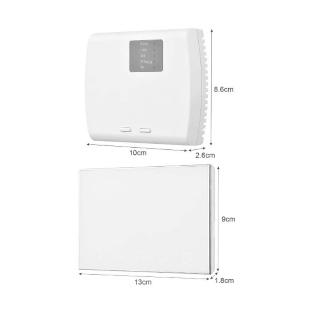 Kabelloser WiFi-Thermostat GLO76 Wifi SR
